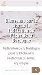 Mobile Screenshot of federationpechedordogne.fr